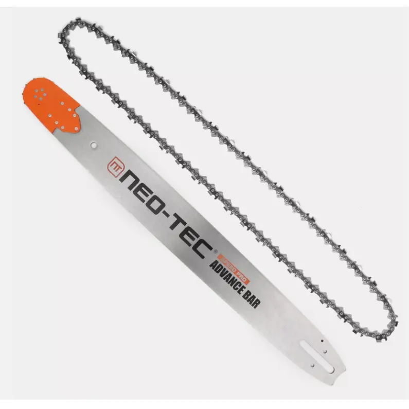 NEOTEC 28" Guide Bar & Chainsaw Chain Combo - Partner & Jungle Compatible, 3/8 pitch, 0.058" Gauge, 92DL Drive Links, D-Mount Tail, Fits Husqvarna 372XP, G372XP, 285 for Chainsaw Users