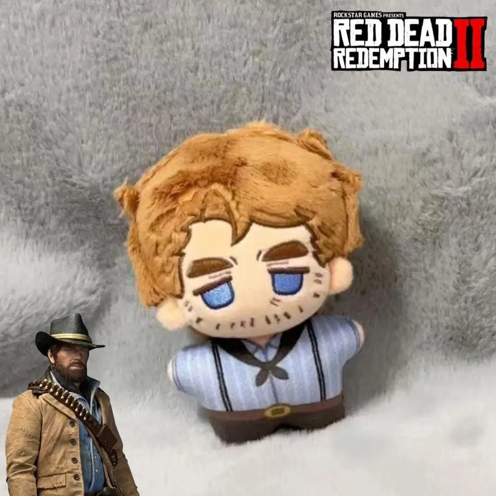 Game Red Dead Redemption 2 Arthur Morgan Cosplay Doll Cotton Doll Plush Stuffed Backpack Decoration