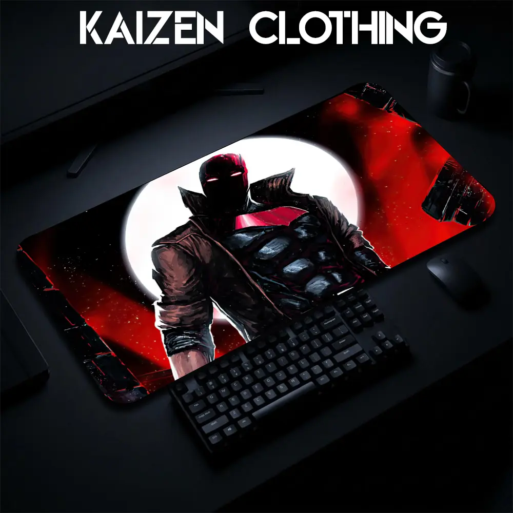 RedHood #2 DC, Super hero Gaming Mouse Pad Personal, Custome, Movie Desk Mat Extended Keyboard Pad Waterproof Non Slip Rubber Base Large Mousepad for PC Gamer Setup Desk Accessories 40x21 Inch,Office Gifts, Decor desktop