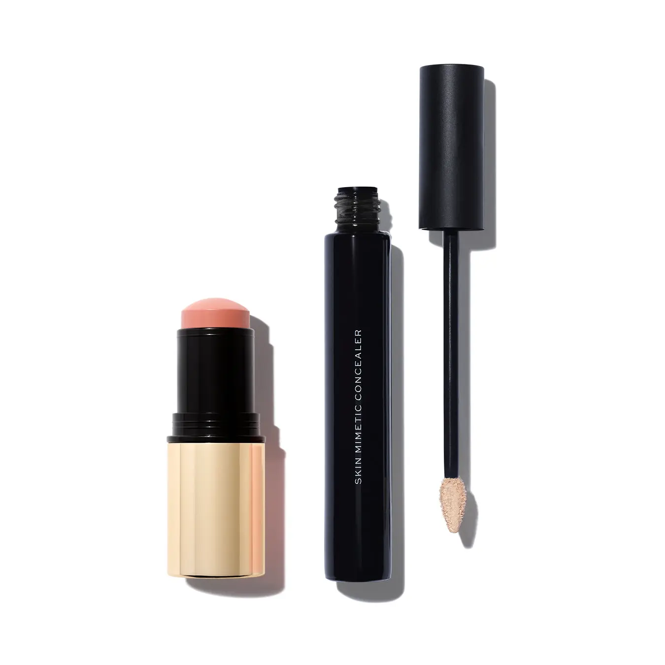The Two Step Essentials Set – Includes Skin Mimetic Concealer + Cream Stroke Blush Stick