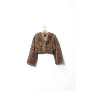 Faux Fur Cropped Jacket