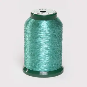 KingStar Metallic 1000 Meter Embroidery Thread - Aqua (MA11)