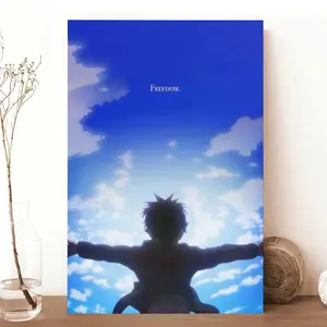 Attack On Titan Poster AOT Atrippy Anime Wall Art for Room Aesthetic Bedroom Dorm Decor Eco-Friendly Materials Fade-Resistant Waterproof UV-Protected Vibrant Colors - Illustrations