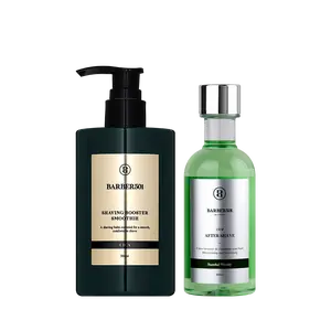 Barber501 Shaving Booster Smoothie Shaving Cream Men, Shaving Gel, Shave Oil, Travel Shaving Cream cica+Aftershave Shave Soothing Dry Skin Oily Skin Sensitive Skin Lotion for Men Scent