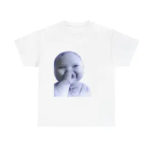 Frying Baby Tee | Laughing Baby Meme Photo T‑Shirt