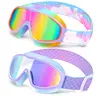 Vvinca Kids Pool Safety Swimming Goggles for 3-12 Year-Old Children - Waterproof, Fog-Free, UV Protection, Wide View, Leakproof, Comfort Fabric Strap for Boys & Girls - Ideal for Lake, Beach