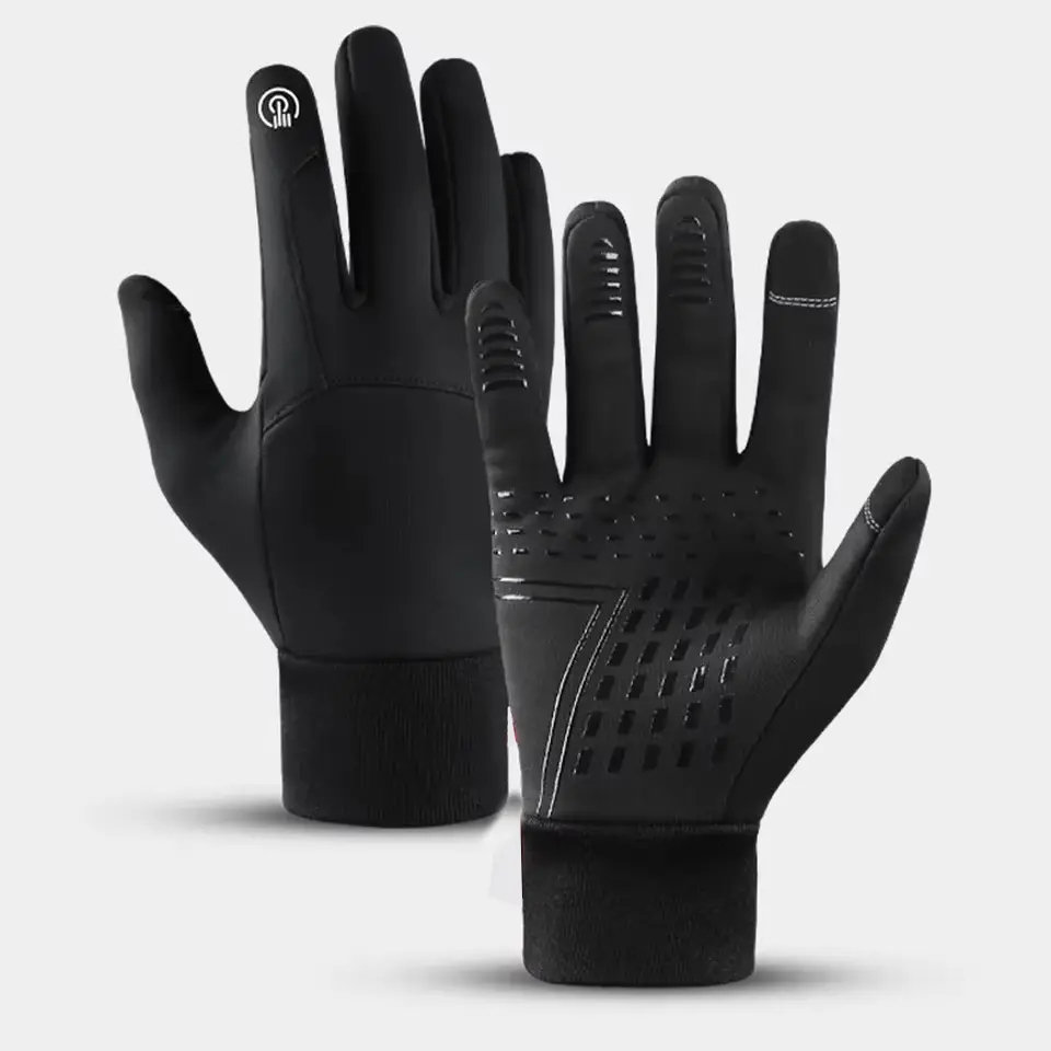 Sports Gloves with Touch Screen Function, Silicone Non-Slip Design, Lightweight for Cycling, Running Outdoor Activities