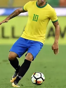 Men's Summer Outdoor Casual Breathable Quick-Dry Set, Fashion Sports Football, Comfortable and Stylish Athletic Wear