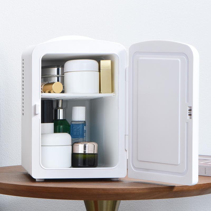 Mini Fridge 4L/6 Can Portable Cooler & Warmer for Skincare, Car, Home