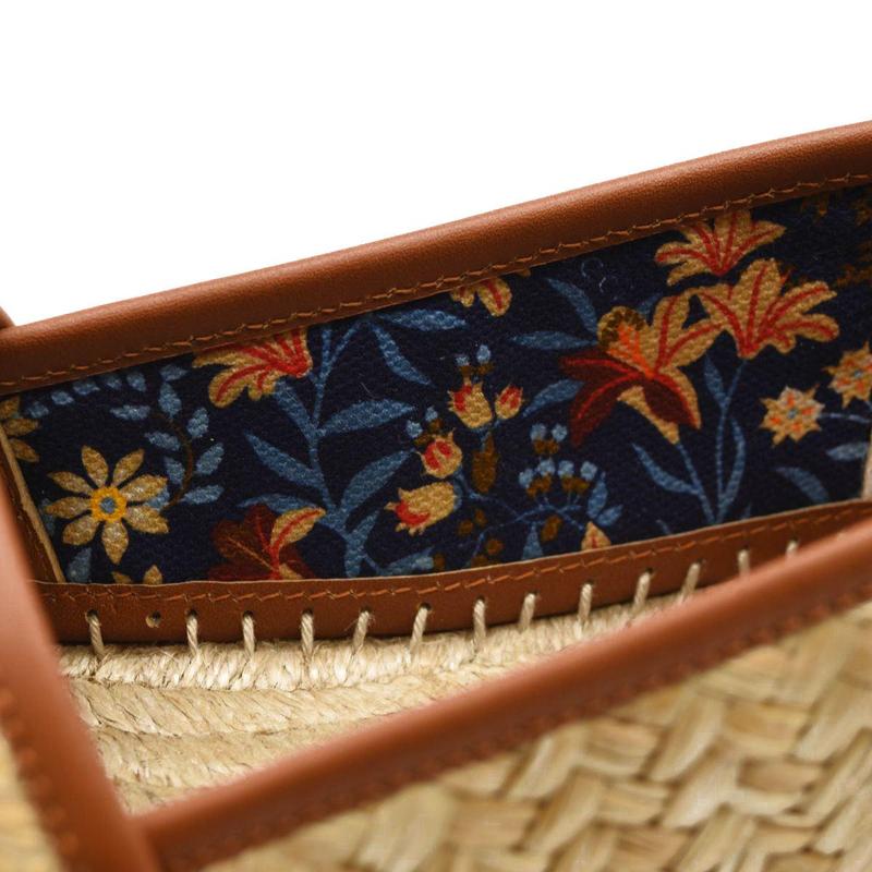 Pre-owned GUCCI Adela GG Raffia Espadrilles US 7.5