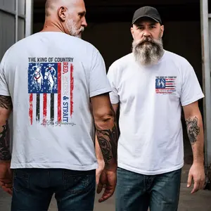 The King Of Country Shirt, Red White and Blue Shirt, George Strait Shirt Country Music Shirt, Graphic Tee, Unisex Fashion, Full Color, Full Size, For Men, For Women
