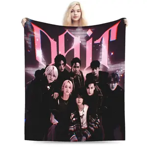 Kpop Do it Album Blanket Warm Soft  Throw Blanket Winter Adults Girls Chair Sofa Bed Travel Bedspread A multi-functional and beautiful blanket that can be used for cheering, as well as given as a gift to Fellow fan . It adds some fun to your home.