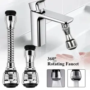 360° Adjustable Kitchen Sink Faucet Extender with Filter Nozzle Dual Mode Water Saving Booster Household Tool Suitable for Kitchen and Bathroom
