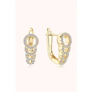 Moissanite 925 Sterling Silver Earrings for Women