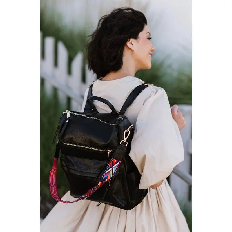 BRIELLE CONVERTIBLE BACKPACK SHOULDER STRAP BAG BRIELLE CONVERTIBLE BACKPACK SHOULDER STRAP BAG