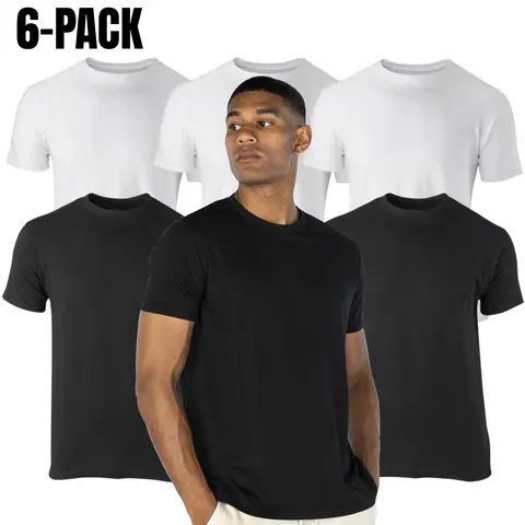 Mens Cotton T-Shirts Crew-Neck Menswear Tees