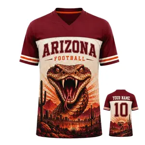 Arizona Football Jersey 3D, Desert Snake Hybrid Mesh Shirt, Custom Fan Gift YJS