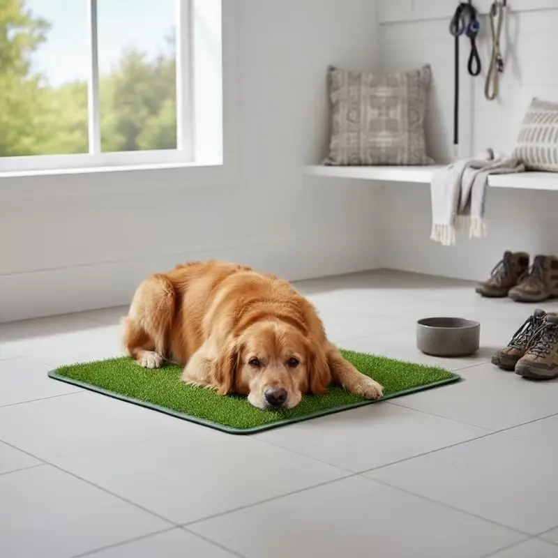 Artificial Grass Dog Potty Trainer – Small Size, 46 x 36 cm (17 x 14 in)