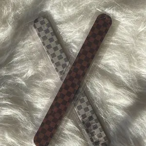 Luxury Nail File Set (2 Pack - Brown & White) Nail Art - Nail Care - Manicure