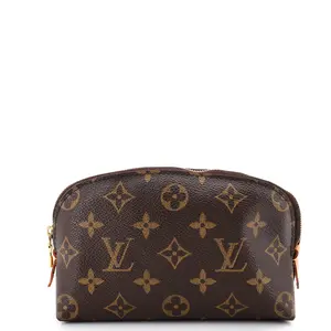 Pre-owned Louis Vuitton Canvas Coated Toiletry Bags Cosmetic Pouch Monogram Canvas by Rebag