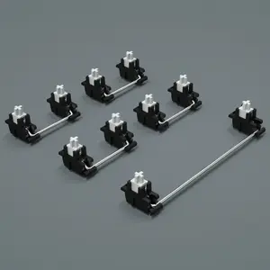 GATERON Plate Mounted V2 Stabilizer Set – Compatible with Regular Travel Switches (2mm Pre-travel/4mm Travel) and Fast Travel Switches (1.2mm Pre-travel/3.4mm Travel) Including Magnetic Switches