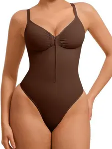 1 Count Shapewear Bodysuits Smooth Tummy Control For Women, Fajas,  Butt Lifting And Tummy Control Colombian Shapewear, Body Shaper Jumpsuit With Adjustable Straps, Bodysuit With Zipper Closure, Suitable For Training Or Sports, Underwear