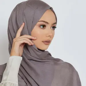 Soft Breathable Solid Color Versatile Hijab (MH188)