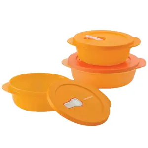 Orange Crystalwave Microwaveable set