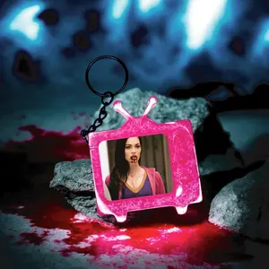 Jennifer Check TV Keychain
