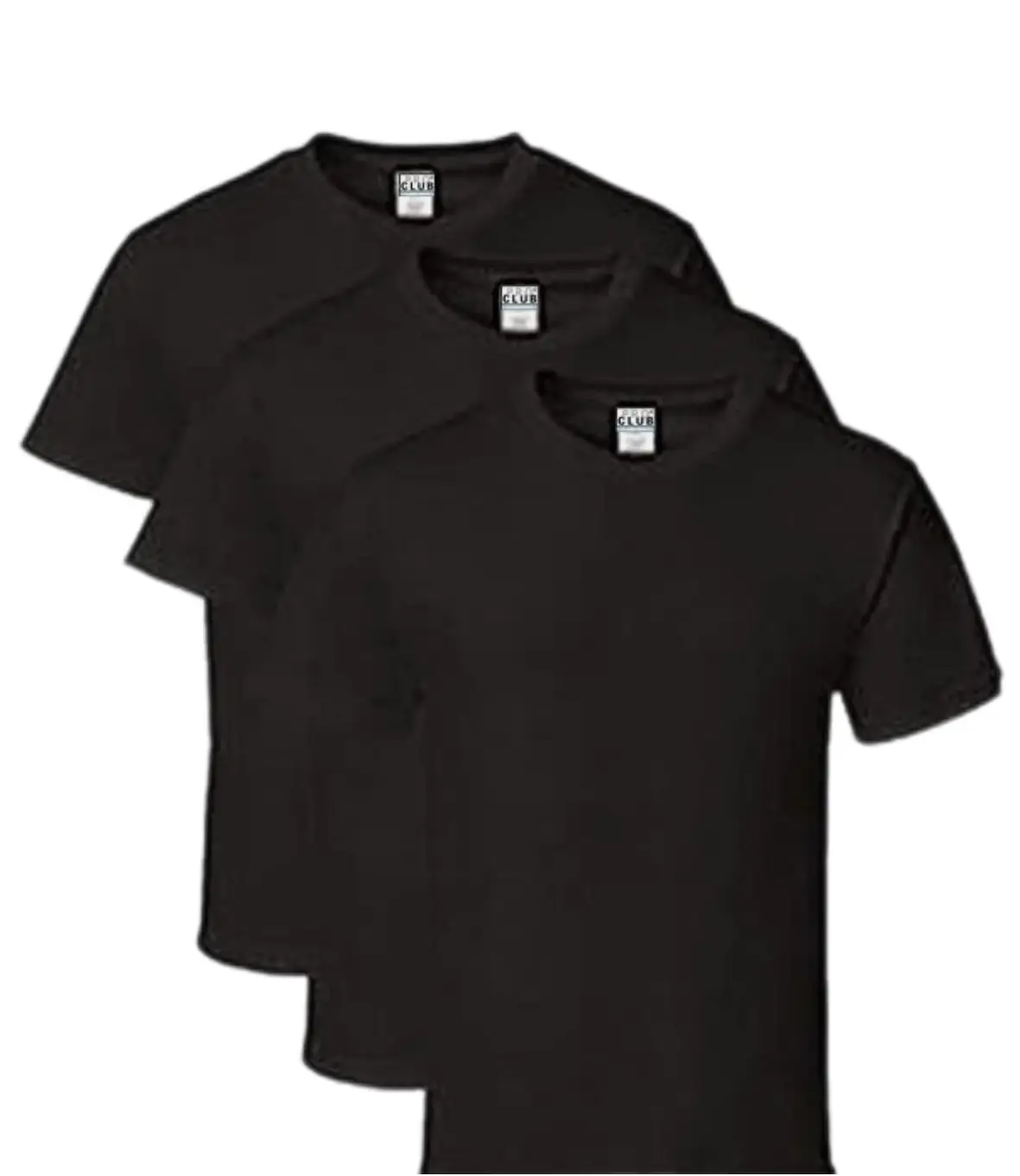 3 PACK PRO CLUB COMFORT T SHIRTS MENS STANDARD CREWNECK SHORT SLEEVE Menswear Plain