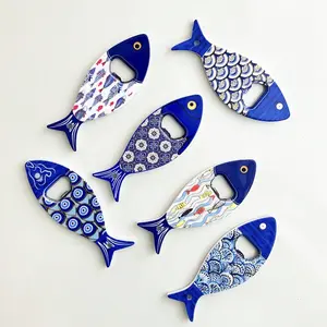 Fish Beer Bottle Opener Fridge Magnet Decoration, Perfect Gift for Friends, Relatives, Classmates, Unique Party Accessory