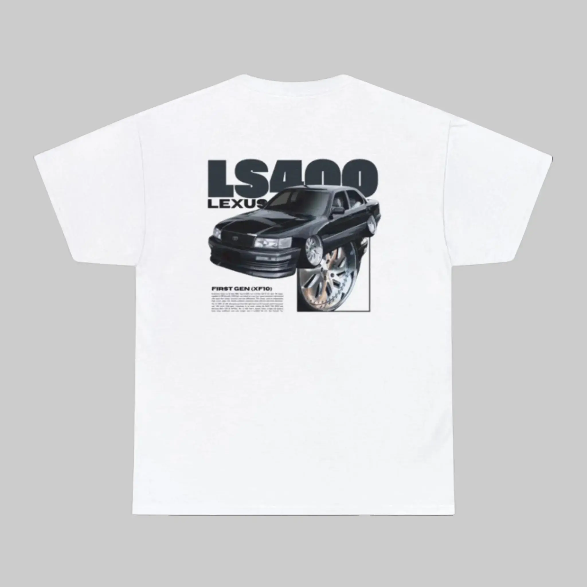 Lexus LS400 (XF10) First-generation VIP-style Graphic Unisex T-Shirt Sweatshirt Hoodie 2 Sided JDM Car Enthusiast And Fans Gift