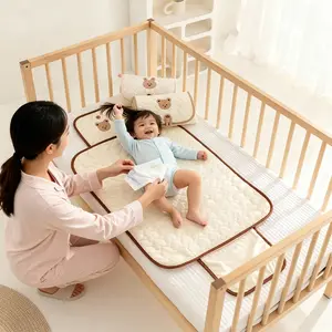 Portable Baby Diaper Changing Pad, Foldable Waterproof Urine Mat, Multi-Functional Baby Diaper Changing Table, Essential Newborn Infant Item