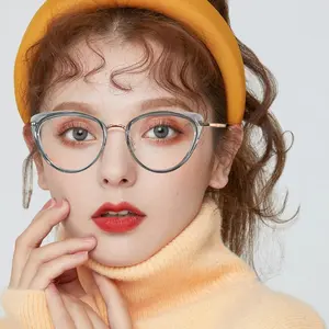 TR90 glasses frame, anti-blue light glasses frame, metal cat-eye optical glasses, Ins trend, for office, computer, mobile phone, and reading blue light glasses for kids anti glare,blue light blocking glasses for computer eyes,anti fatigue reading glasses