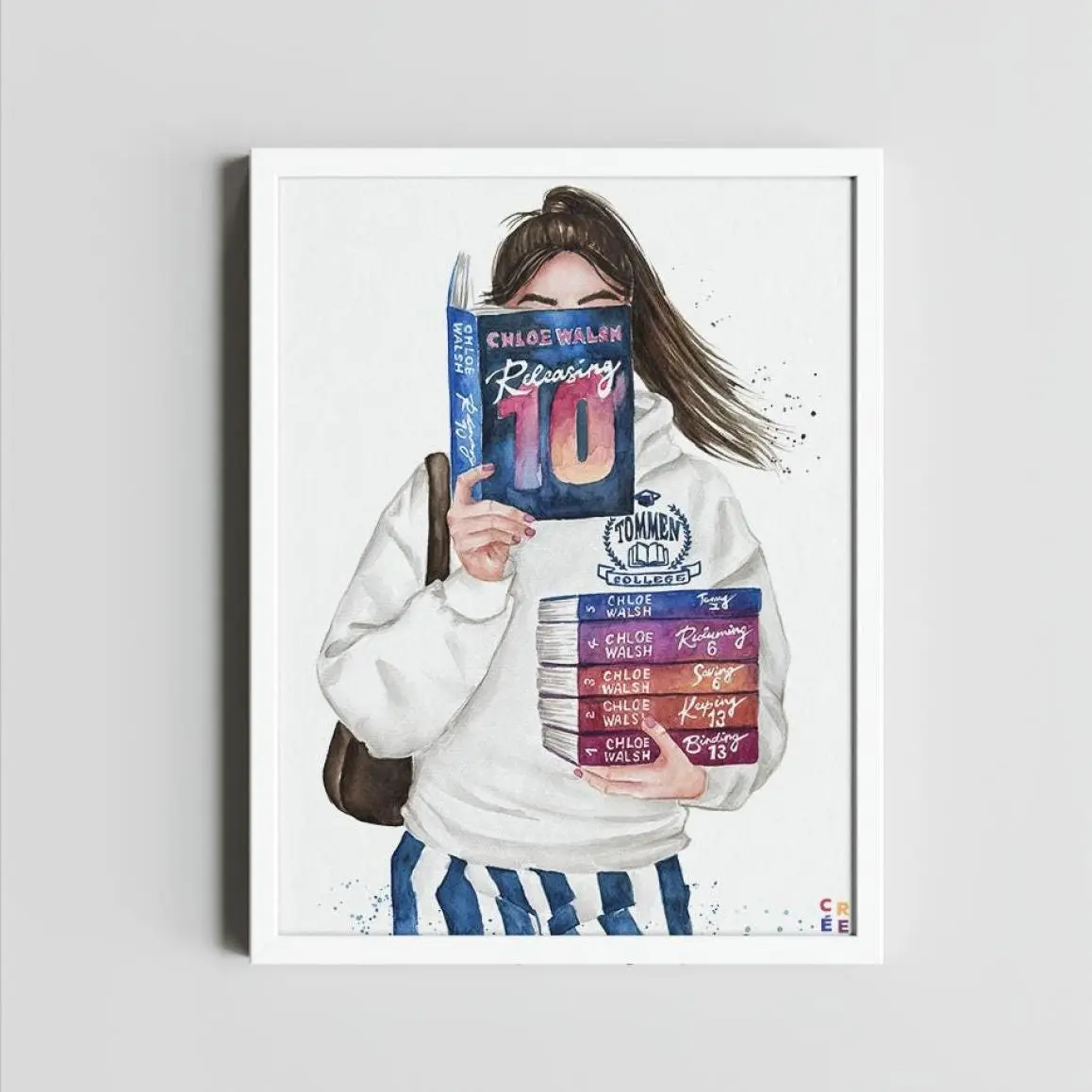 Releasing 10 book art print | Boys of Tommen series wall art | UK & US covers | hair color and skin options, Everyday Basic