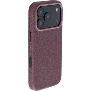 Dockem Faux Leather Case for iPhone 17 Pro Compatible with MagSafe, with Capacitive Camera Control Button (MSVL, Burgundy)