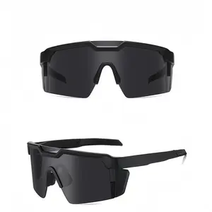 Unisex Polarized Safety Sunglasses UV400 Protection Ultra-black Aviator Style Practical for Travel Fishing Golf Cycling Hiking Vacation Y2K Retro Designer Oversized Luxury Glasses