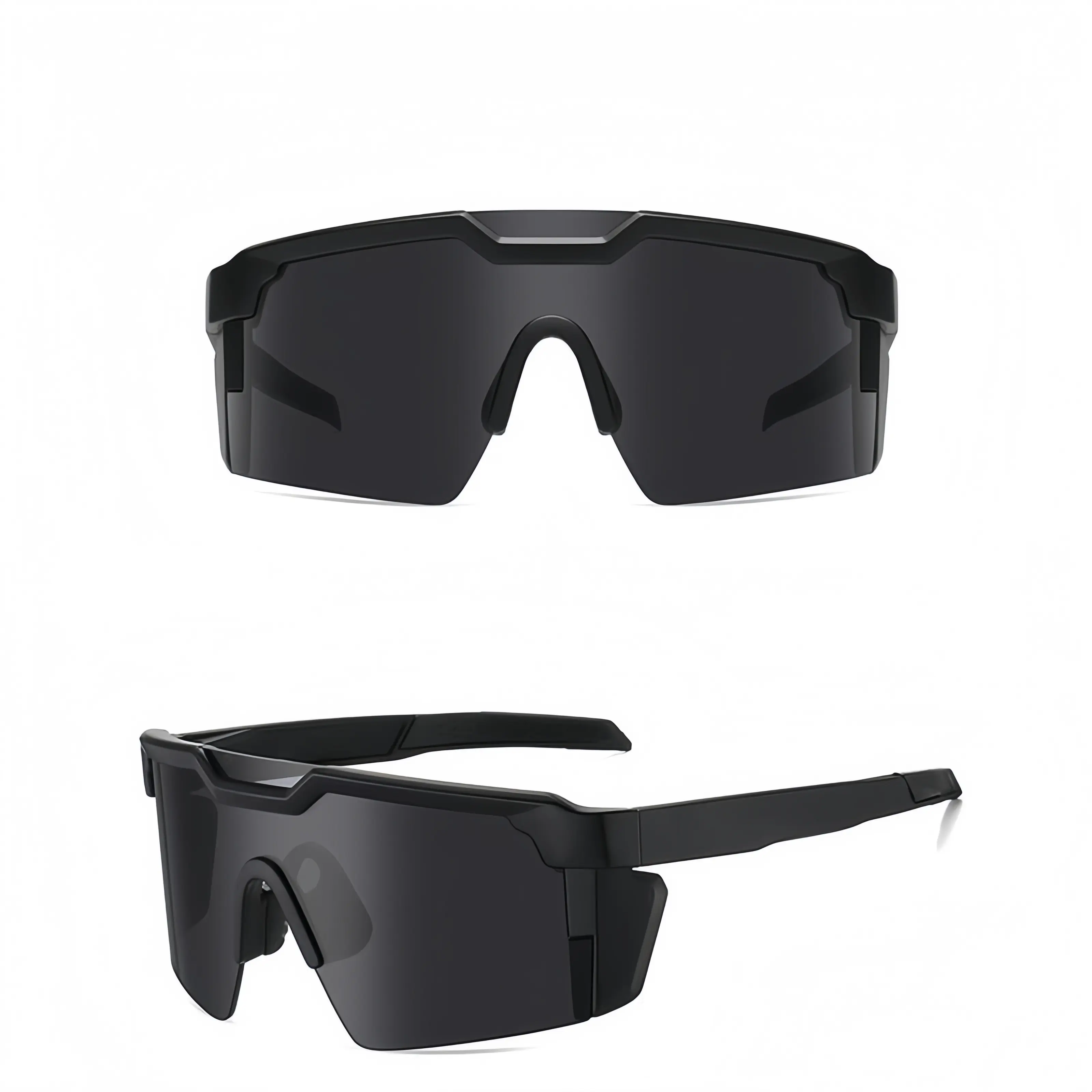 Unisex Polarized Safety Sunglasses UV400 Protection Ultra-black Aviator Style Practical for Travel Fishing Golf Cycling Hiking Vacation Y2K Retro Designer Oversized Luxury Glasses