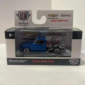 1:64 M2 Machines 76 GMC Sierra Custom Bedless. Blue 20-11 “Squarebody Truck” set