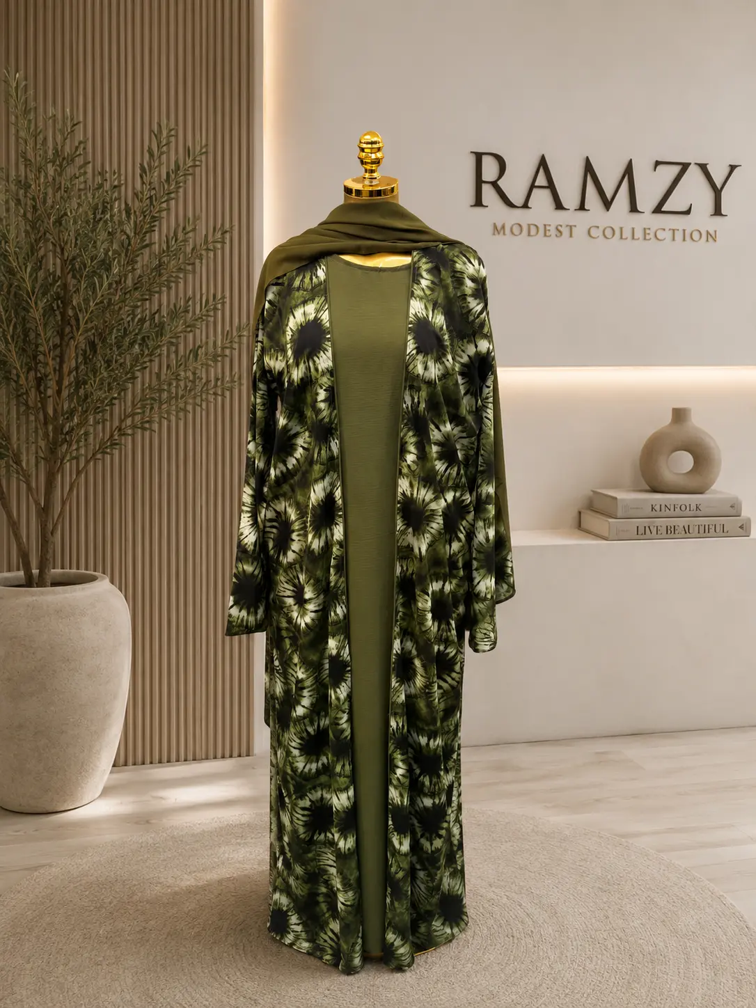 Zaria Cotton Abaya Set