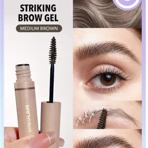 SHEGLAM Striking Brow Gel-Blonde Waterproof Eyebrow Cream Long Lasting Highly Pigmented Shaping Filling Eyebrow Balm With Small Brush Black Friday Winter Eyebrow