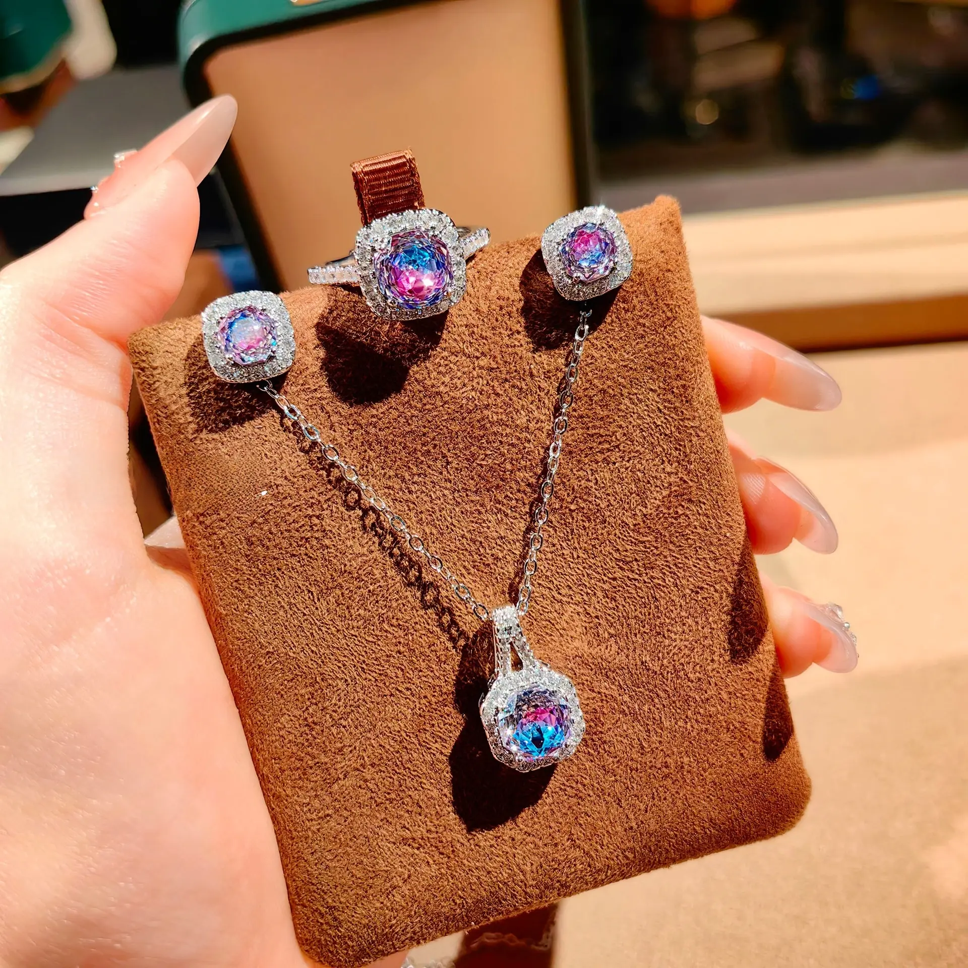 π β¨ Octagonal Rose Cut Full CZ Set | Pendant Necklace + Matching Ring | Both in Cubic Zirconia | Sleek & Sophisticated Design | Everyday Chic β Timeless Gift for Anyone π β¨ Octagonal Rose Cut Full CZ Set | Pendant Necklace + Matching Ring | Both in Cubic Zirconia | Sleek & Sophisticated Design | Everyday Chic β Timeless Gift for Anyone