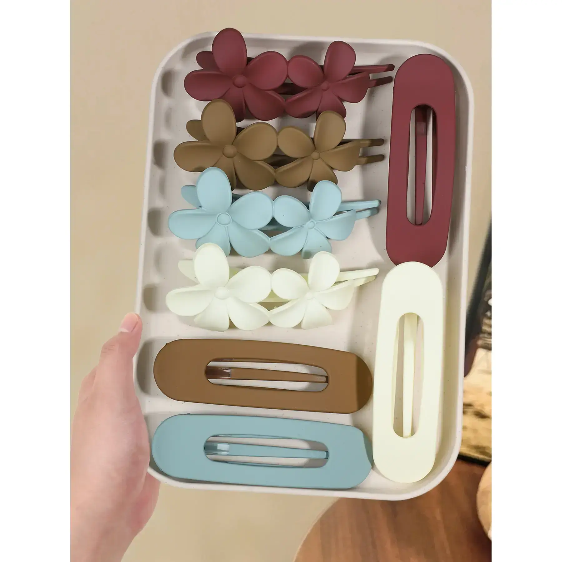 Ladies' matte anti slip large hair clip, suitable for thick and thin hair, daily use, strong decorative, comfortable all day, hair clip set Ladies' matte anti slip large hair clip, suitable for thick and thin hair, daily use, strong decorative, comfortable all day, hair clip set