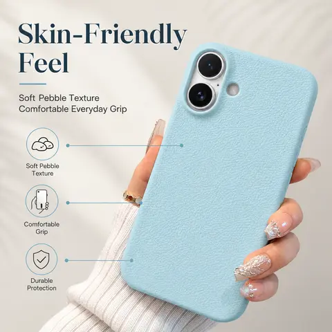 Leather Texture Lichee Pattern Soft TPU Cellphone Casing - Shockproof Protection Cover, Simple Business Accessory for Handheld Devices, Fits iPhone 12/12 Pro, 17 Air/17/16/15/14 Plus/Pro Max/13/11 (Black)