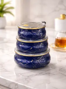 Dream Home Collection 6 Pcs. Set Of Enamel Belly Storage Bowl