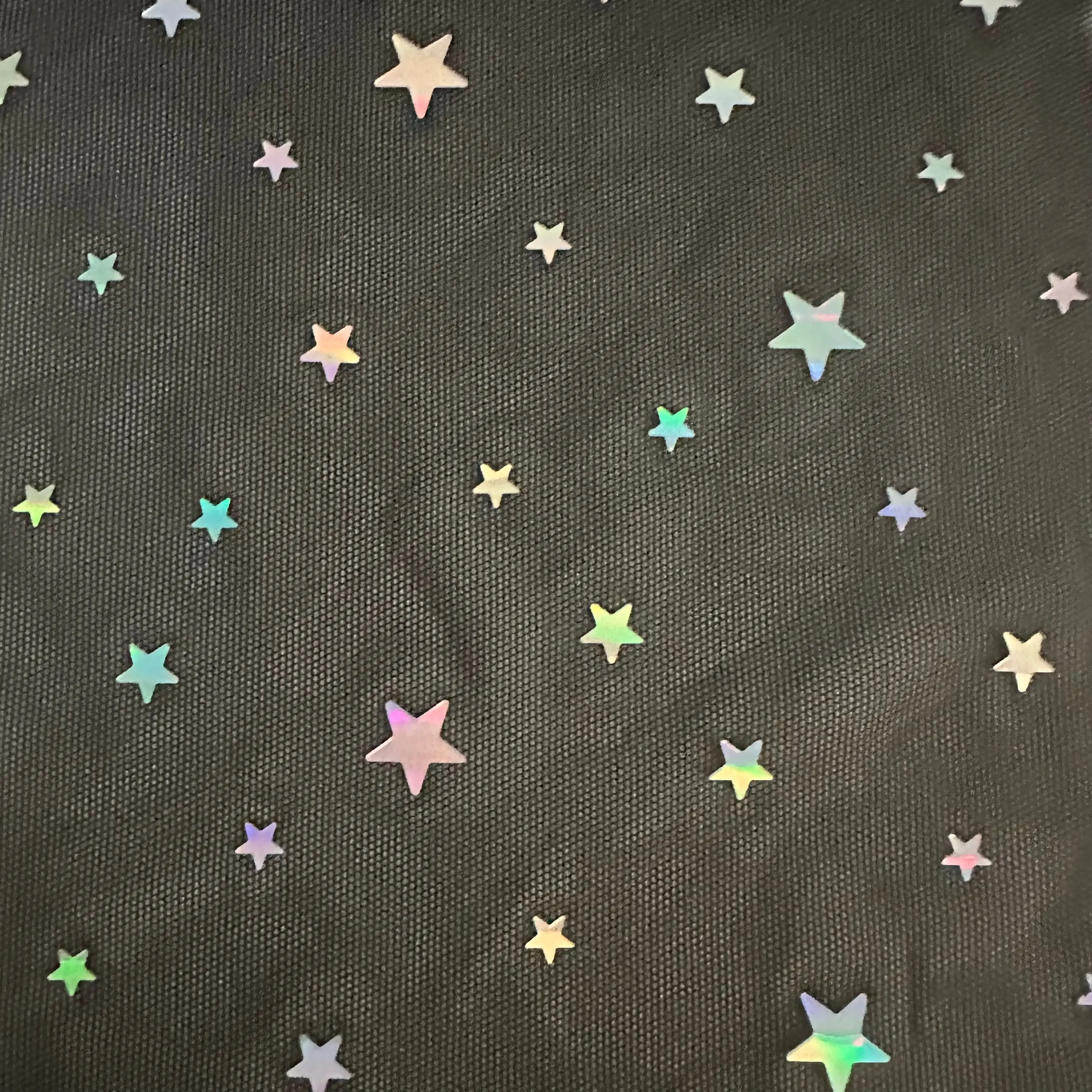 Starry Night Power Mesh Fabric, Elegant Hologram 4-Way High Stretch Nylon Spandex Material for Dressmaking, Dancewear & Cosplay, High Stretch Fabric, Line Dry, Space, Event Decor, Sports Apparel, Holographic Shine, Galaxy Look, Cosplay Wear, Glam