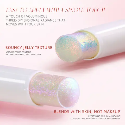 SheenEffect Multichrome Eyeshadow Stick, super smooth bouncy jelly texture, refreshing and non-sticky, natural  skin feel, easy to blend without tugging, long-Lasting high-pigmented, color-shifting, shimmering and sparkly, multi-use, easy to apply