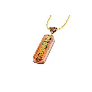 7 chakra Orgone Copper Pendant with Chain (Ships from USA!)