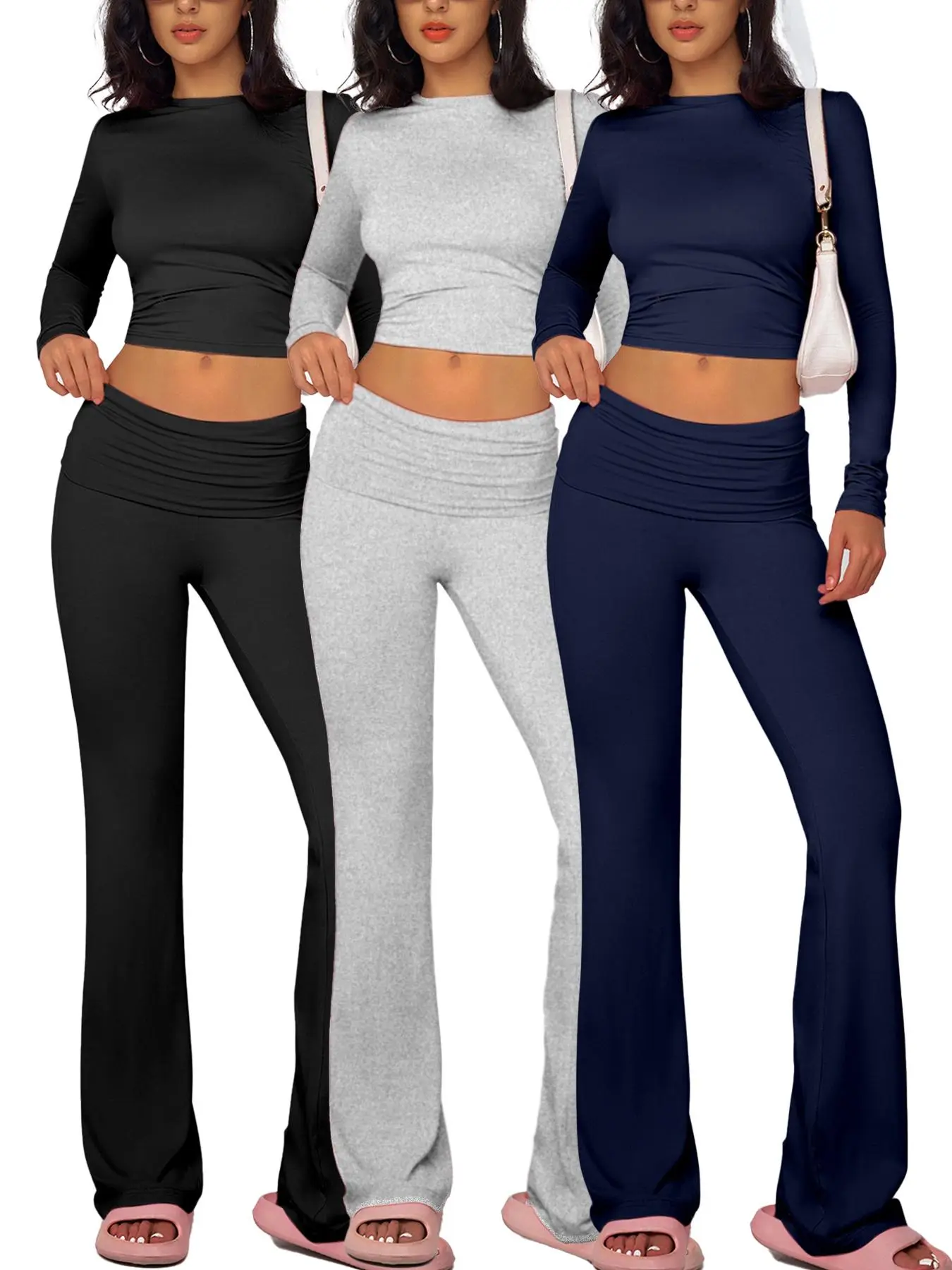 Gray*1 pc+Black*1 pc+Navy Blue*1 pc