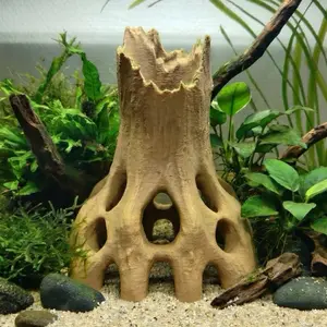 Aquarium Terrarium Standing Tree Cave Hideout